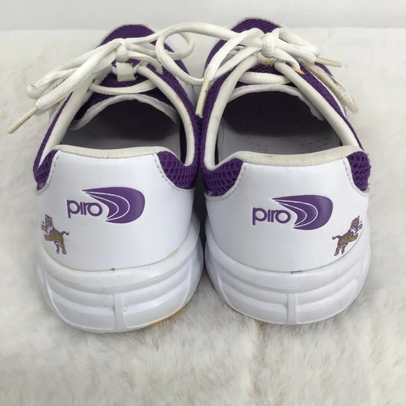 Piro Women’s Cheerleading LSU Tigers Sneaker Shoes Purple White Size 8 - Picture 4 of 9